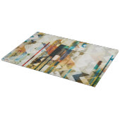 Städtisches Zickzack II Schneidebrett (Ecke)