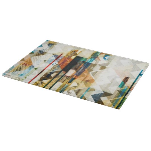 Städtisches Zickzack II Schneidebrett (Ecke)