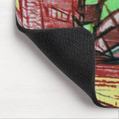 STADTISLAND rot Mousepad (Ecke)