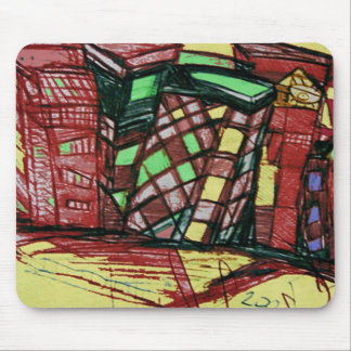 STADTISLAND rot Mousepad