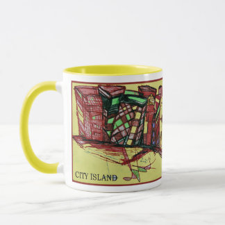 STADTISLAND rot Tasse