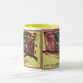 STADTISLAND rot Tasse (Zentrum)