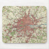 Stadtkarte London Mousepad (Vorne)