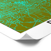 Stadtkarte von Dallas Poster (Ecke)