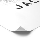 Stadtkarte von Jacksonville Poster (Ecke)