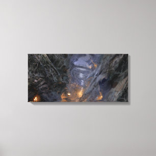 Stadtkonzept von Goblin - Brücken Leinwanddruck