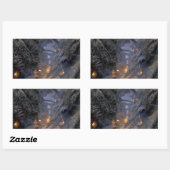 Stadtkonzept von Goblin - Brücken Rechteckiger Aufkleber (Blatt)