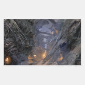 Stadtkonzept von Goblin - Brücken Rechteckiger Aufkleber (Vorderseite)