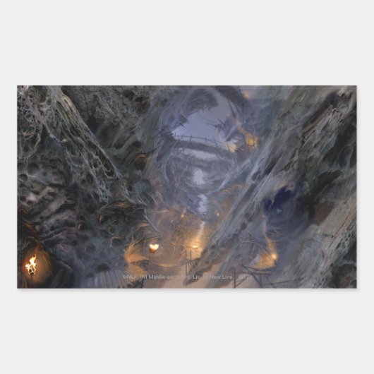 Stadtkonzept von Goblin - Brücken Rechteckiger Aufkleber (Vorderseite)