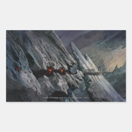 Stadtkonzept von Goblin - Gefangene von Goblin Rechteckiger Aufkleber (Vorderseite)