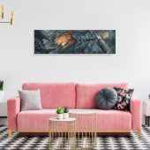 Stadtkonzept von Goblin - Wege Leinwanddruck (Insitu (Wohnzimmer))