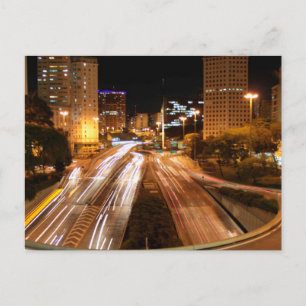 Stadtlampen von São Paulo Postkarte
