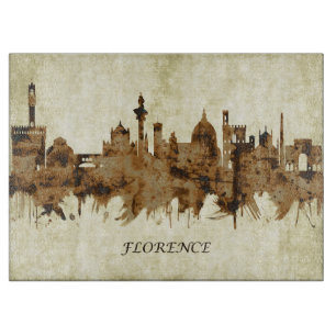 Stadtlandschaft Florenz Italien Schneidebrett