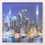 Stadtlandschaft Glasuntersetzer (Vorderseite)