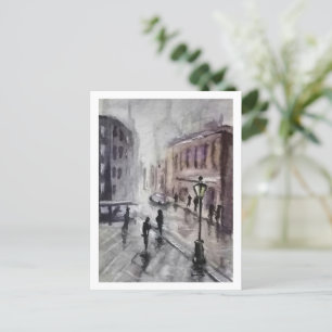 Stadtlandschaft Postkarte