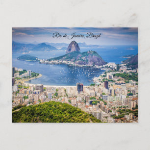 Stadtlandschaft Rio de Janeiro, Brasilien Postkarte