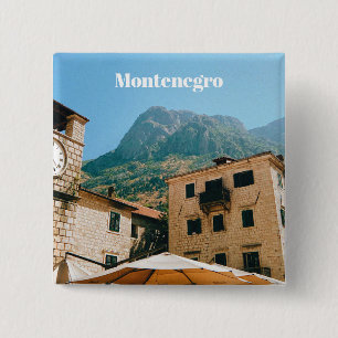 Stadtlandschaft von Montenegro Button
