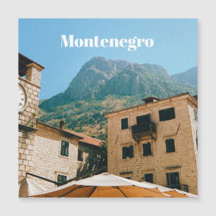 Stadtlandschaft von Montenegro Magnetkarte