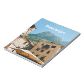 Stadtlandschaft von Montenegro Notizblock (Rotiert)