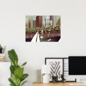 Stadtlandschaftsplakat Poster (Heimbüro)