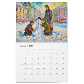 Stadtleben im impressionistischen Stil Kalender (Jan 2027)