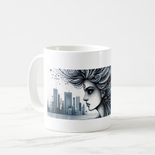 Stadtleben Kaffeetasse (Vorderseite Links)