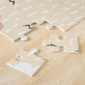 Stadtleben: Nahtloses Muster Puzzle (Seite)