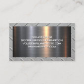 Stadtlogo anzeigen | Stahlmetallbau Visitenkarte (Rückseite)