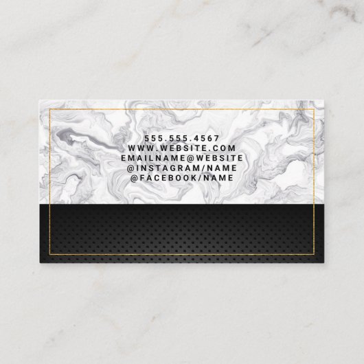 Stadtlogo | Einfach sauber Visitenkarte (Rückseite)