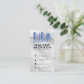 Stadtlogo | Marmor Visitenkarte (Stehend Vorderseite)