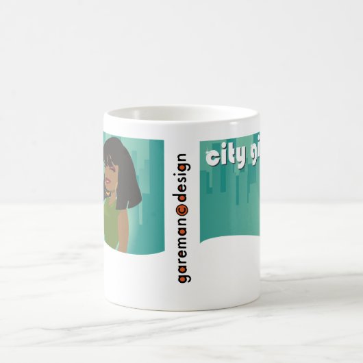 Stadtmädchen 3 kaffeetasse (Mittel)