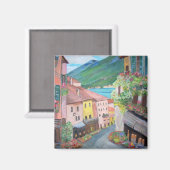 Stadtmagnet Bellagio Magnet (Vorderseite/Rückseite)