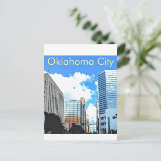 Stadtmagnet Oklahoma Postkarte (Stehend Vorderseite)
