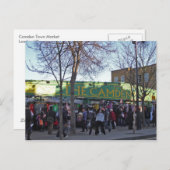 Stadtmarkt Camden Postkarte (Vorne/Hinten)
