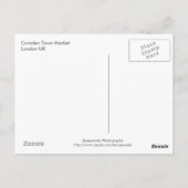 Stadtmarkt Camden Postkarte (Rückseite)