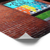Stadtmauer am Westende Poster (Ecke)