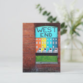 Stadtmauer am Westende Postkarte (Stehend Vorderseite)