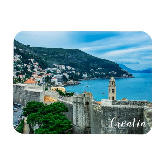 Stadtmauer von Dubrovnik Magnet (Horizontal)