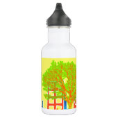 Stadtmensch-Regenbogen-buntes Schicksal Edelstahlflasche (Rechts)