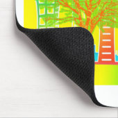 Stadtmensch-Regenbogen-buntes Schicksal Mousepad (Ecke)