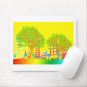 Stadtmensch-Regenbogen-buntes Schicksal Mousepad (Mit Mouse)