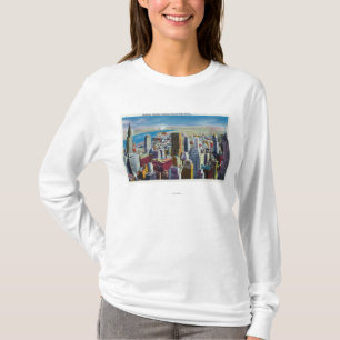 Stadtmitte-Skyline-Ansicht in Richtung zu East T-Shirt