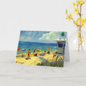 Stadtmitte-Strandanmerkungskarte Karte (Gelbe Blume)