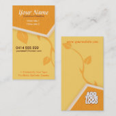 StadtNatur - Vertikale Visitenkarte (Vorne/Hinten)