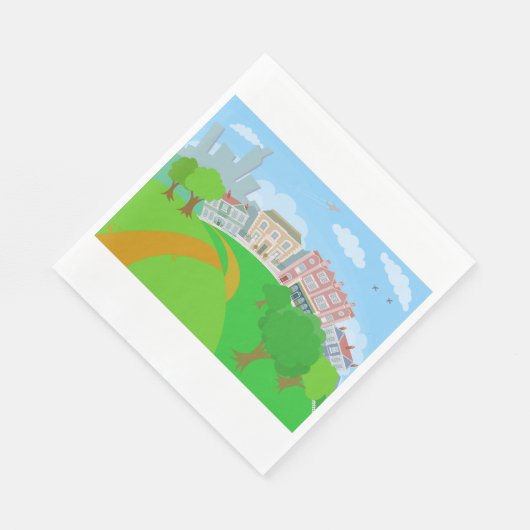 Stadtpark Serviette (Ecke)
