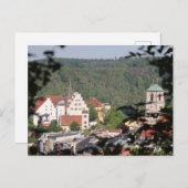 Stadtpfarrkirche St. Jakob vom Kellerbergweg Postkarte (Vorne/Hinten)