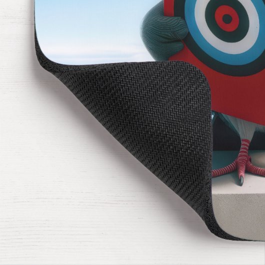 Stadtpfeife Lesen eines Buches Mousepad (Ecke)