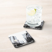 Stadtphoto die Nacht Getränkeuntersetzer (Rechte Seite)