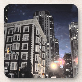 Stadtphoto die Nacht Untersetzer