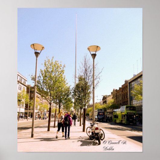 Stadtplakat von Dublin Poster (Vorne)